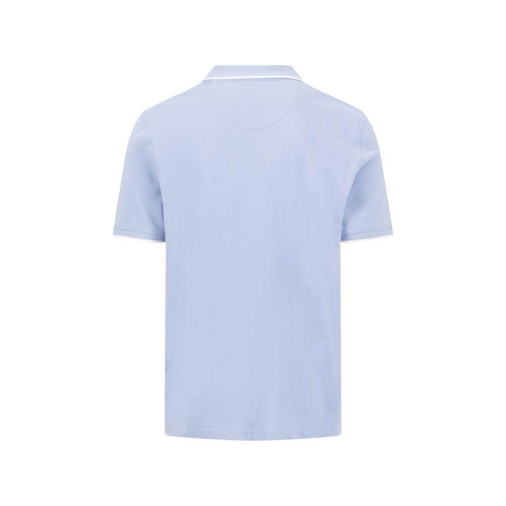 Fynch-Hatton Hatton Polo 2ply Solid Pique Tipping